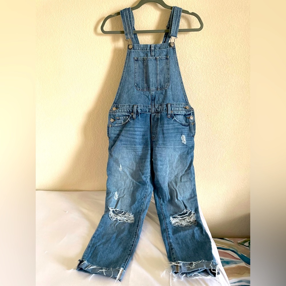 Lucky brand like new overalls size small